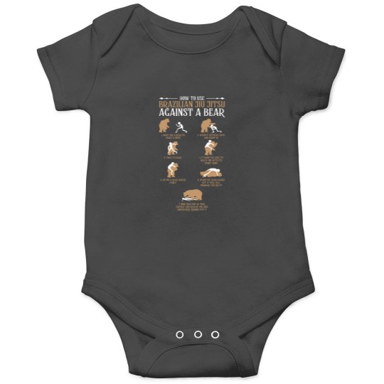 Discover Brazili JiuJitsu Against a Bear Shirt Funny MMA Onesies