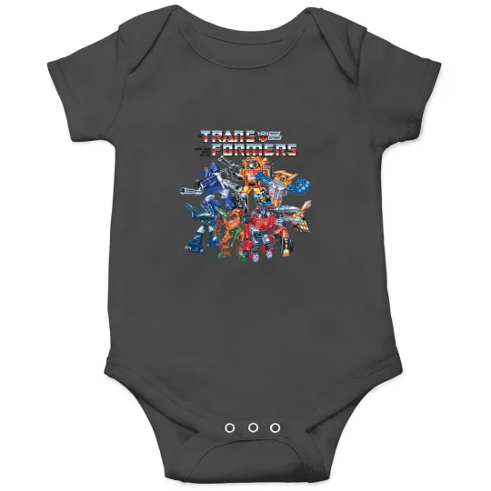 Discover Transformers Heroic Autobots Group Vintage Logo Onesies