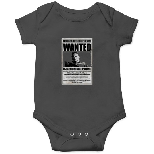 Discover Michael Myers WANTED Onesies