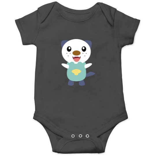 Discover Oshawott - blue background Onesies