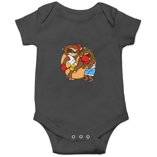 Discover Cute Muay Thai Sloth Fighters 2Thai Boxing and Kickboxing Onesies