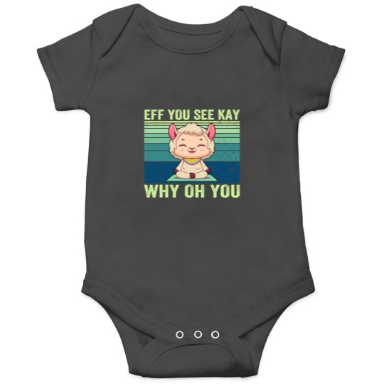 Discover Funny Sheep EFF You See Kay Why Oh You Sarcastic Saying Idea 21 Onesies