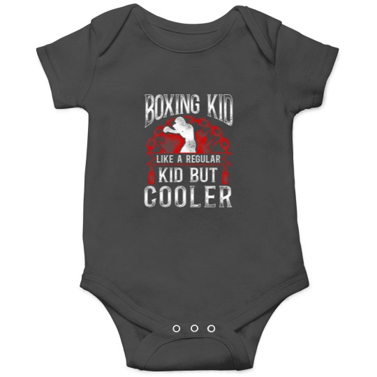 Discover Boxing Vintage Boxing Kid Like A Regular Kid But Cooler Onesies