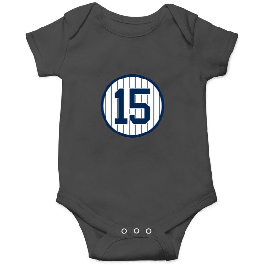 Discover Thurman Munson #15 Jersey Number Onesies