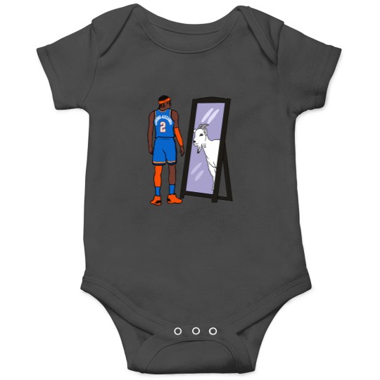Discover Shai Gilgeous-Alexander Mirror GOAT Onesies
