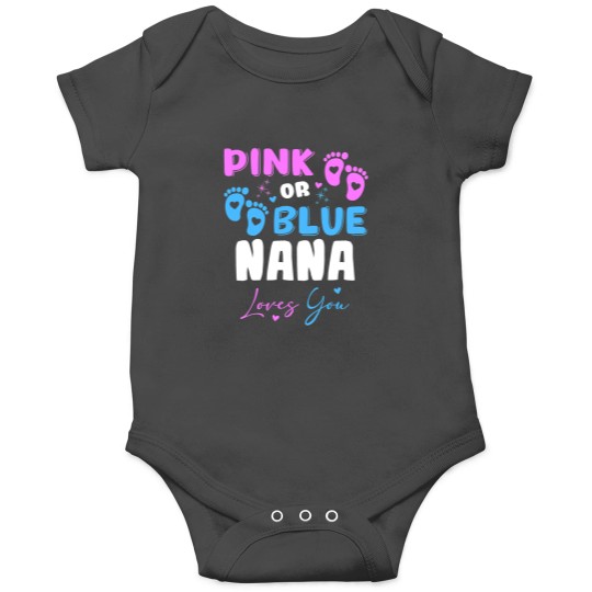 Discover Mother Baby Gender Reveal NANA Mom Onesies