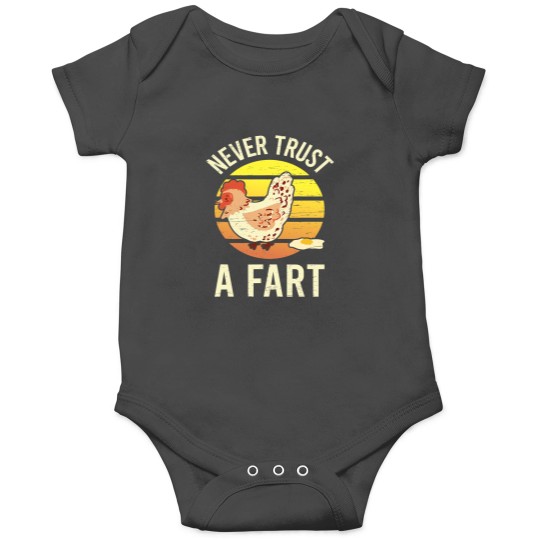 Discover Never Trust A Fart Farm Egg Farmer Herd246 Onesies