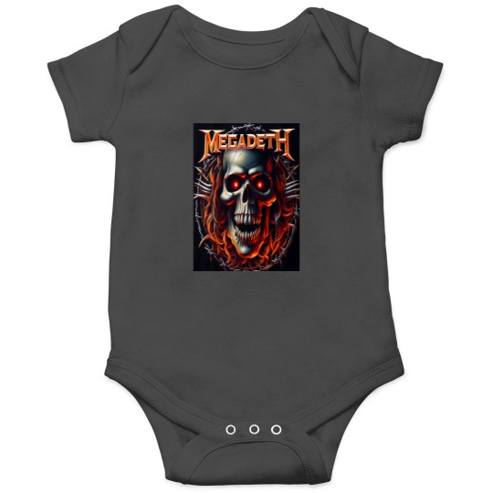 Discover Megadeths skull logo Onesies