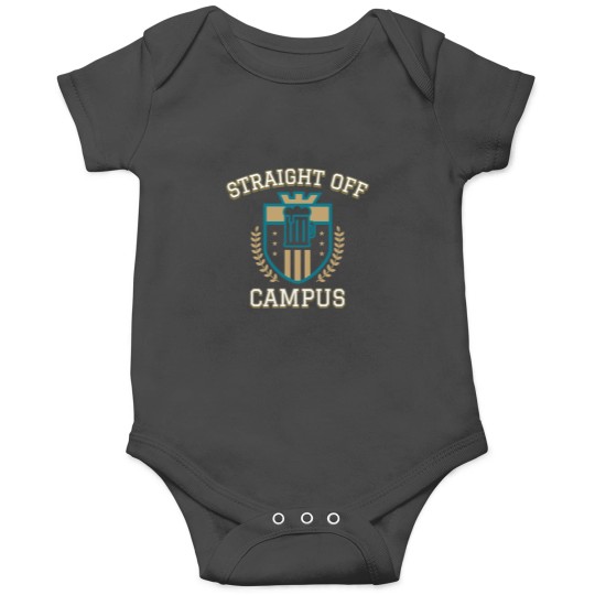 Discover Straight Off Campus-Beer Crest Onesies