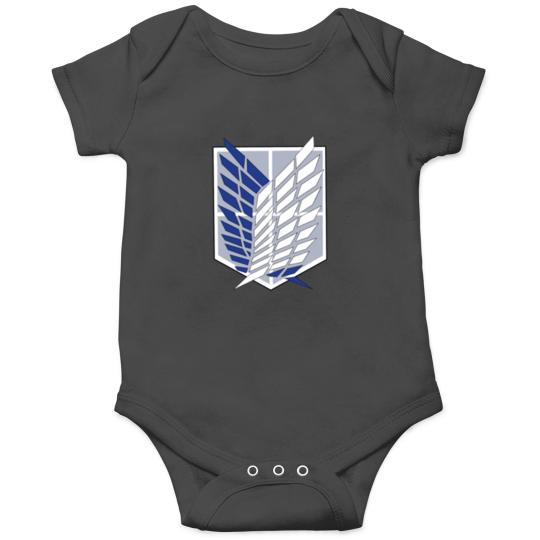 Discover Plain AO Titan Survey Corps logo Onesies
