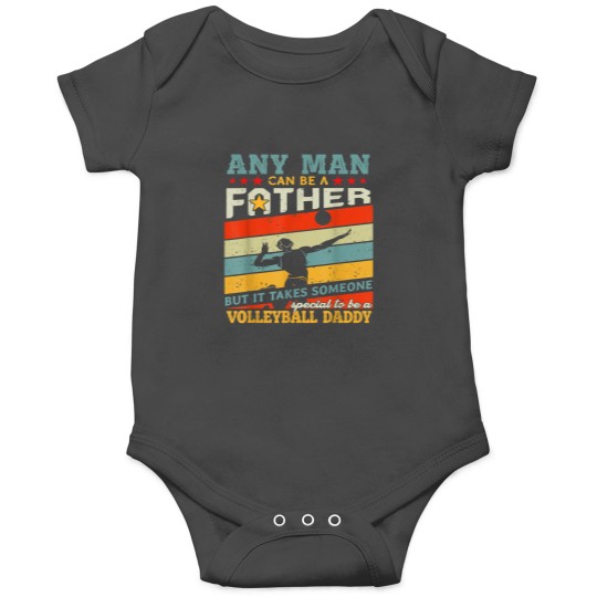 Discover Volleyball Daddy Any Man Can Be A Father Volleyball Lover Onesies