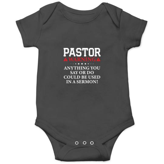 Discover Pastor Warning Onesie Gift