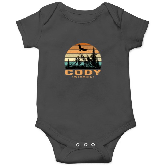 Discover Cody Wyoming Mountain View Onesies