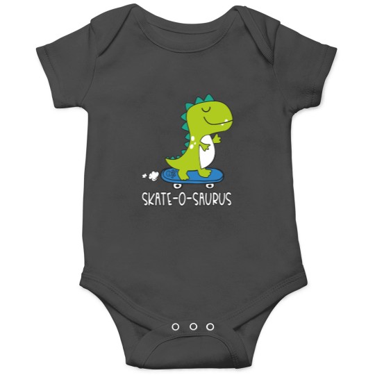 Discover Skating Dino Skating Dino Skate-O-Saurus Dinosaur Onesies