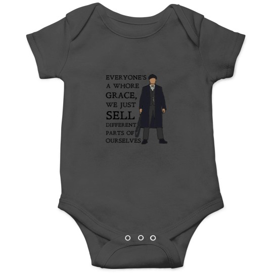 Discover Tommy Shelby everyones a whore Peaky Blinders Onesies
