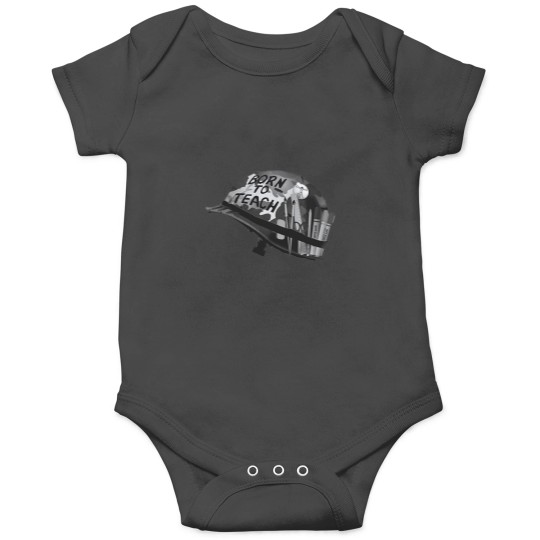 Discover Born to teach Art BW Onesies
