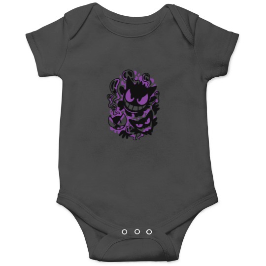 Discover Find Gastly Haunter Gengar   Poxkemon Evolutions  Ghosst Type  1st Gen  Original 151  90s Nostalgia  Pokemxon Gifts  Halloween Onesies