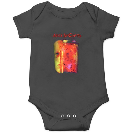 Discover alice logo bottle in chains Onesies