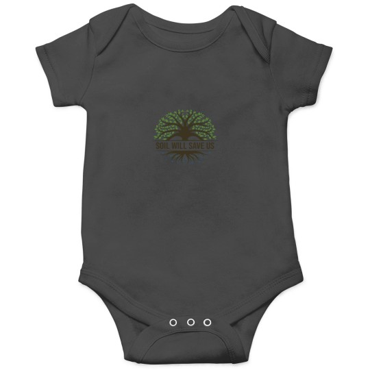 Discover Save Soil Logo Onesies