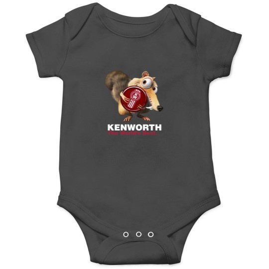 Discover Scrat hugs the Kenworth logo.. Onesies