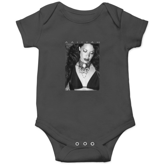Discover aaliyah photo with logo t Onesies