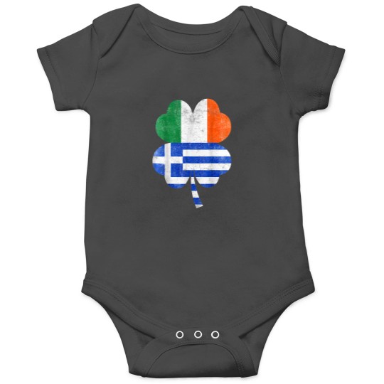 Discover Greek Irish Shamrock Greece Ireland Flag St Patr Onesies