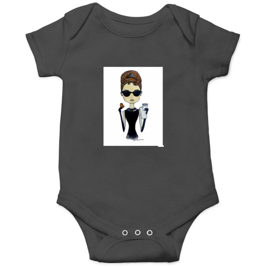 Discover Audrey Hepburn, Breakfast at Tiffany's Onesies