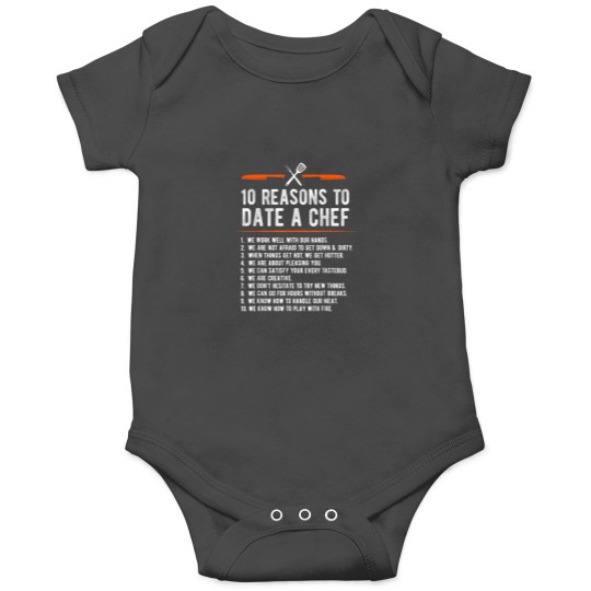 Discover 10 Reasons To Date A Chef Gift Funny Cook Assistant Gift Onesies