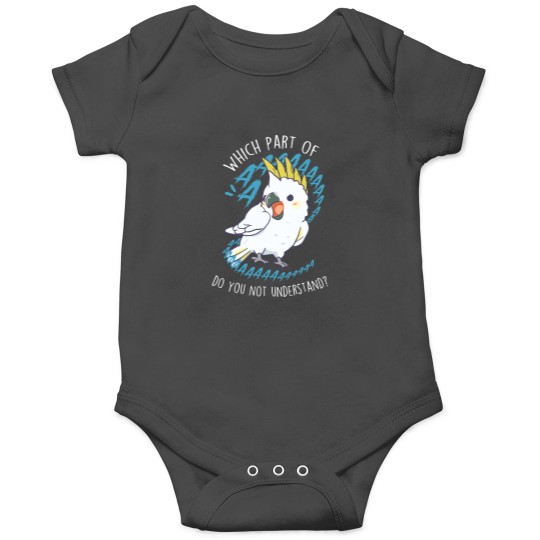Discover Sulphur Crested Cockatoo Sulphur-crested Cockatoo Parrot Aaaa (1) Onesies