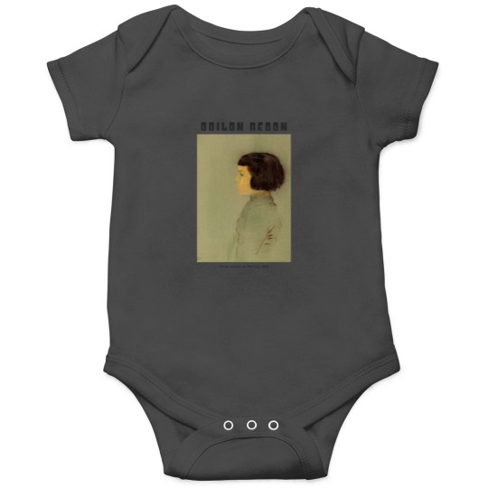 Discover Young Woman in Profile (1910) by Odilon Redon Onesies