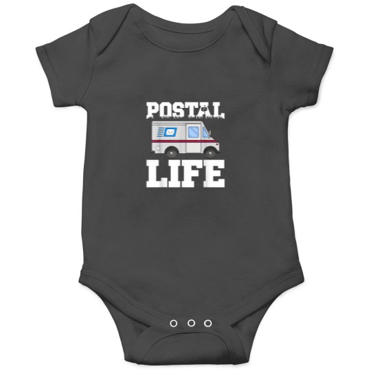 Discover Postal Life Delivery Service Post Office Worker Mailman Onesies