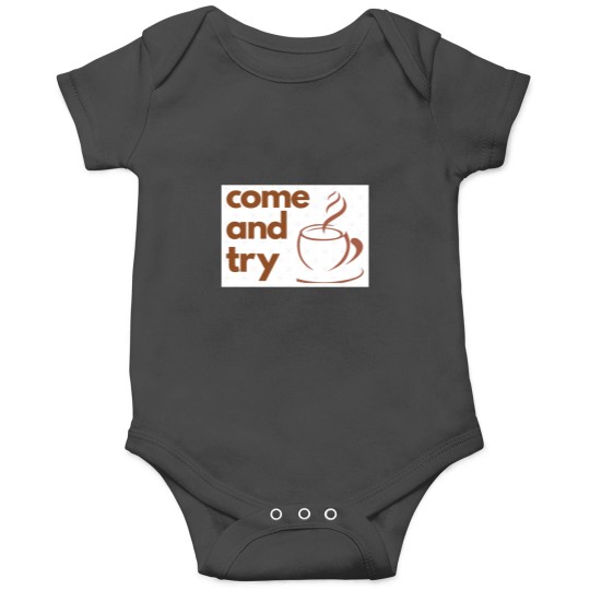 Discover My Coffee Sticker Onesies