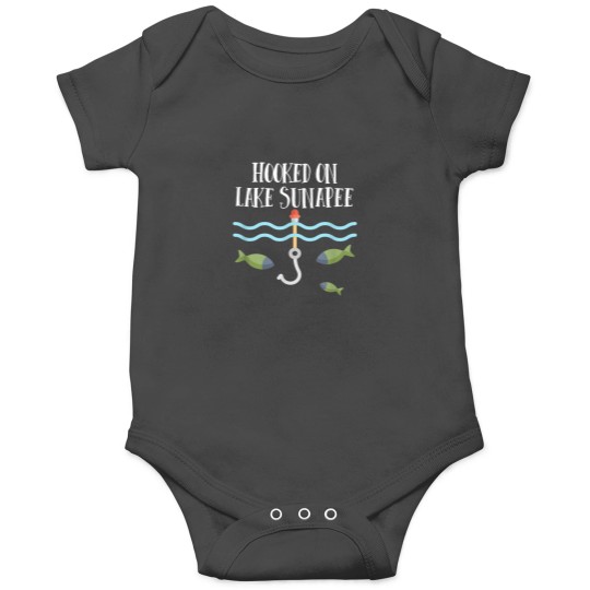 Discover Hooked on Lake Sunapee New Hampshire Onesies