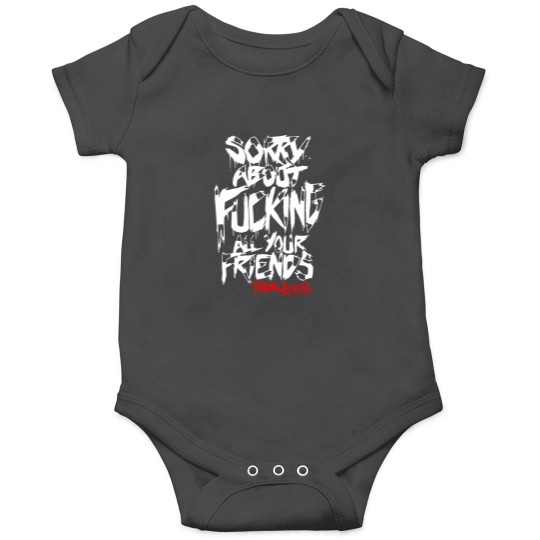 Discover falling in reverse tour text white black  gift fans 1 Onesies