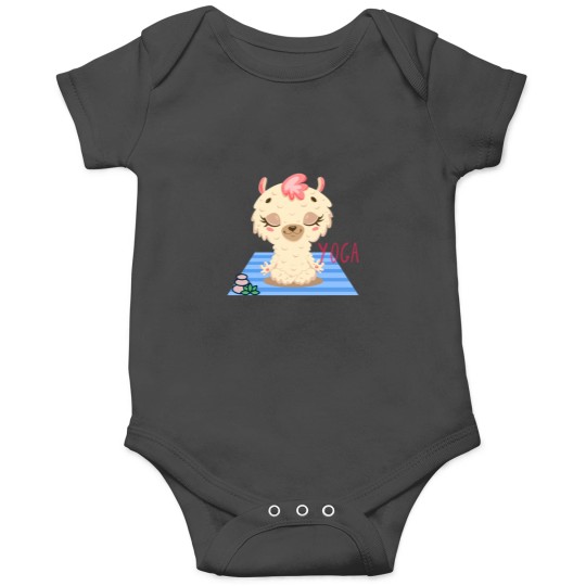 Discover Baby Llama Easy Yoga Bliss Design for wild animal lovers and yoga lovers you know. Active Onesies