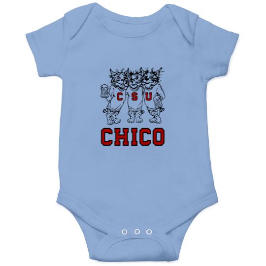 Discover Chico State Vintage Drinking Wildcats Logo Onesies