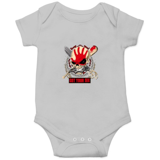 Discover Five Finger Death Punch Logo 5FDP Band Logo Onesies