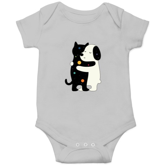 Discover Universe Soulmate AT LEAST MY CAT LOVES ME Onesies