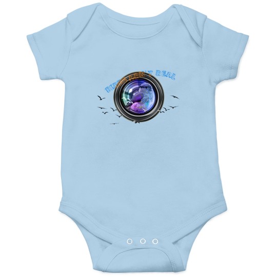 Discover Birds arent real sticker Onesies