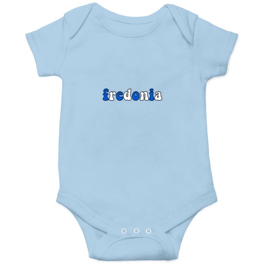 Discover Fredonia Blue and White Black Outline 3 Tenets of Circle K 3 Tenets of Circle K Onesies