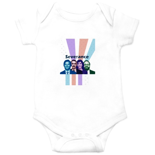 Discover severance series Adam Scott and Britt Lower fan works graphic design by ironpalette Onesies