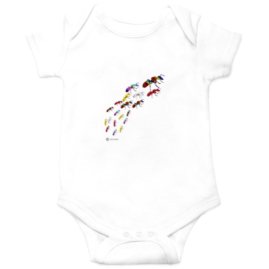 Discover Colorful Marching Ants Premium T-Shirt Onesies