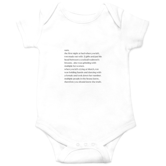Discover Jersey Shore The Note - Trendy Font Onesies