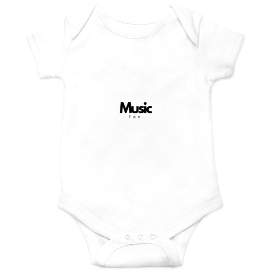 Discover Music fan,Love music,Minimalist,Black and white designe Onesies
