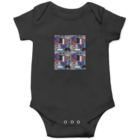 Discover N Controllers Pattern Onesies