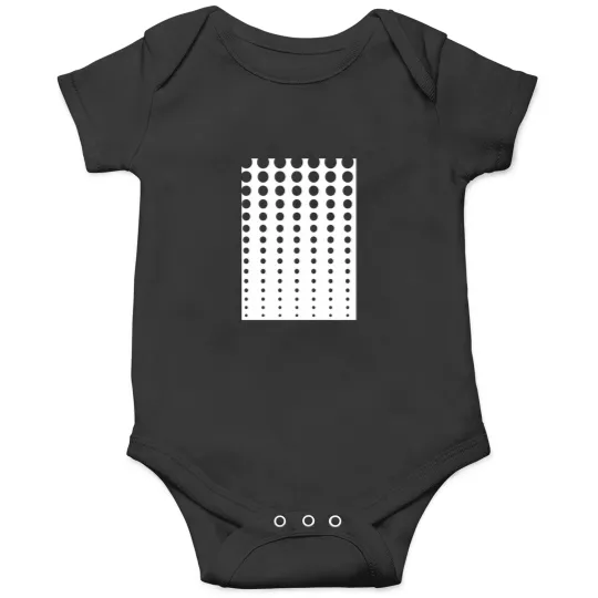 Discover BrownishGray and White Reduced Polka Dots Pattern Pairs Sherwin Williams 2022 Popular Color Sh Onesies