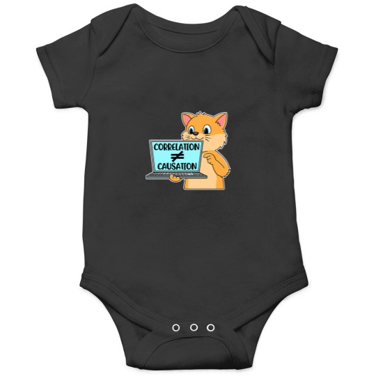 Discover Correlation Causation Funny Data Science Gift Onesies