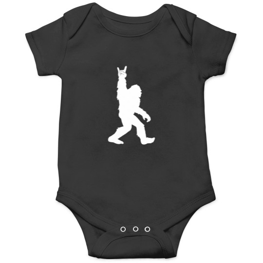 Discover Funny bigfootss Rock and Roll for Sasquatch Believers Onesies