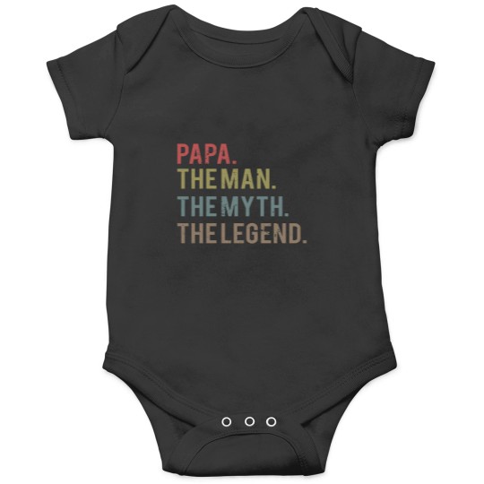 Discover Fathers Day Shirt Dad The Man The Myth The Legend PAPA The Bad Influence Grandpa Unisex TSh Onesies