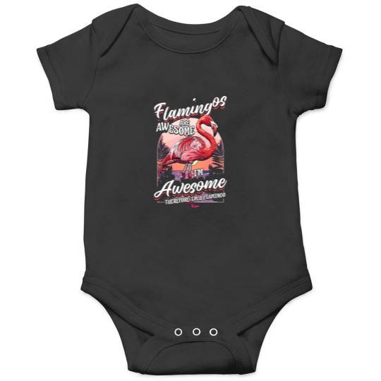 Discover Flamingo Shirt Womens Men Girls Boys Flamingos Are Awesome Onesies